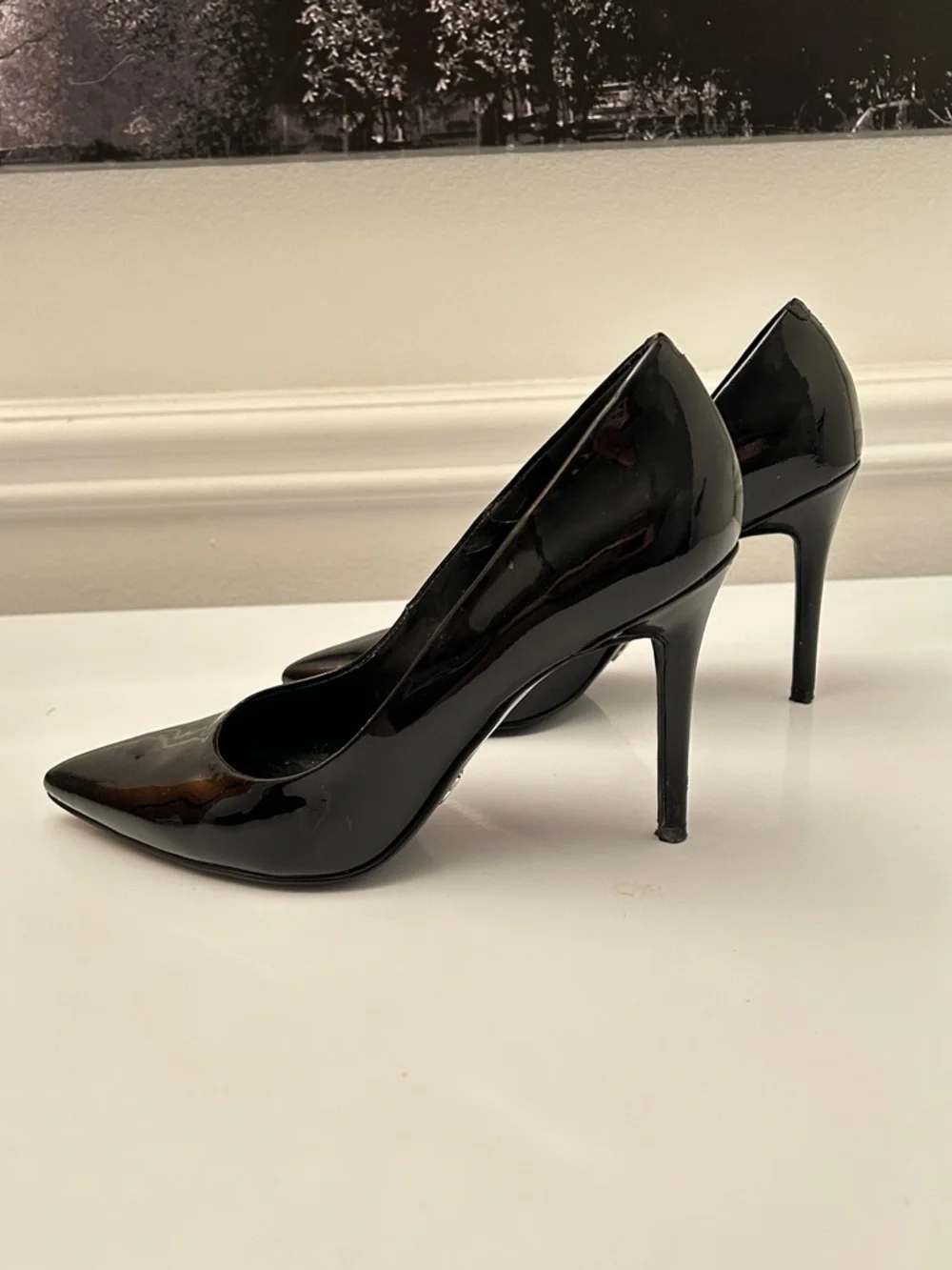 MICHAEL Michael Kors Black Patent Pointed Toe Pumps 6.5 - Picture 6 of 10